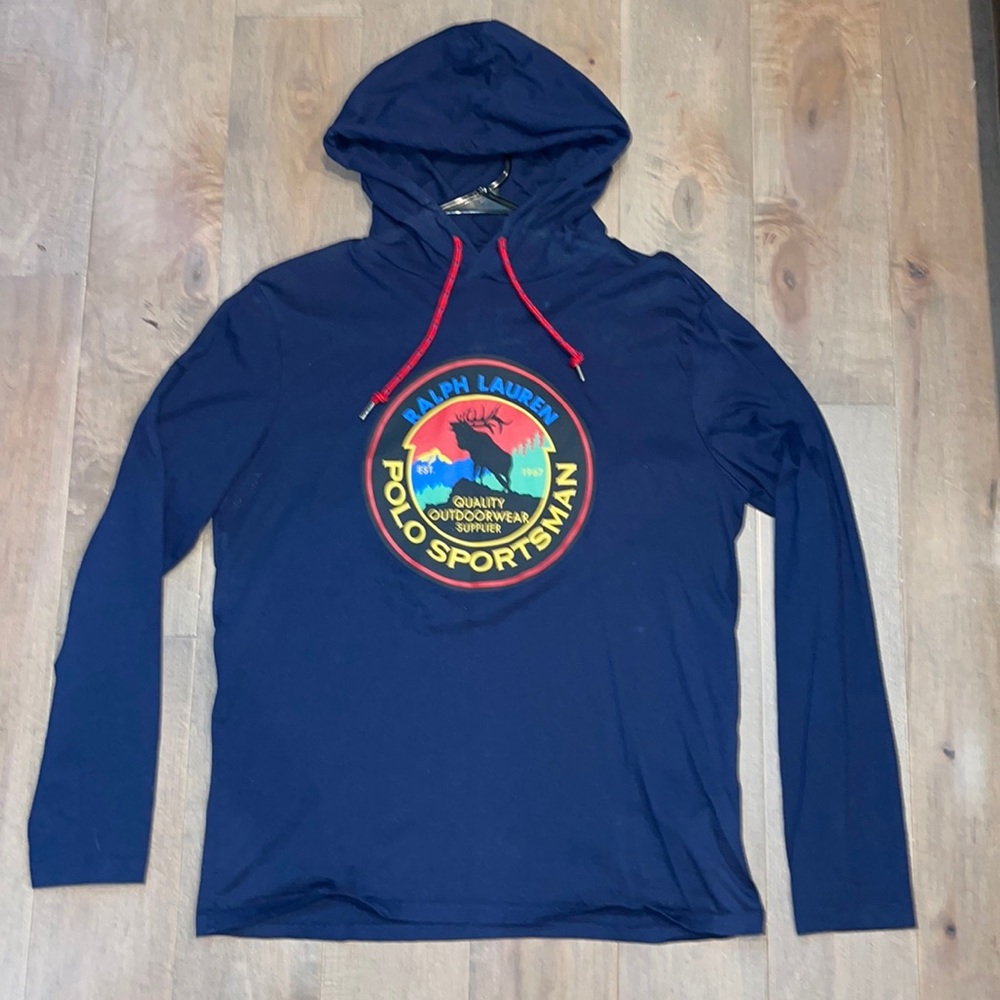 Polo Sportman Pullover Men’s Hooded Longsleeve